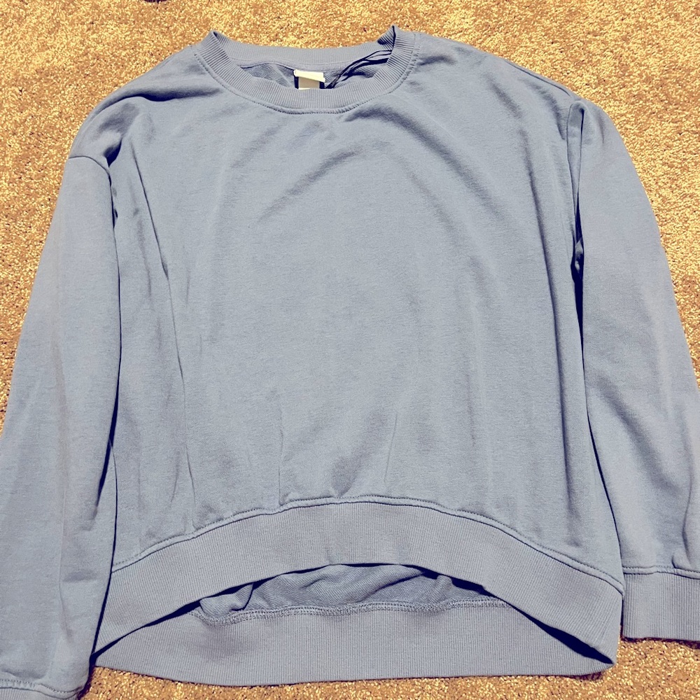 Cropped crewneck